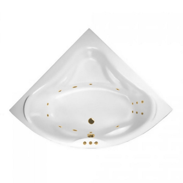 Ванна EXCELLENT Konsul 150x150 "SMART" (золото). Фото 1