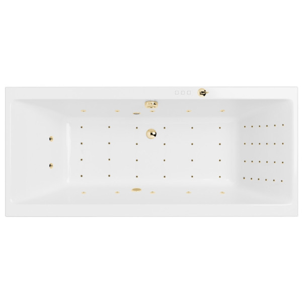 Ванна EXCELLENT Pryzmat 200x90 "NANO" (золото). Фото 1