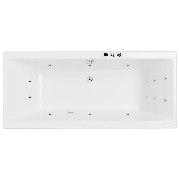 Ванна EXCELLENT Pryzmat 200x90 "SMART" (хром). Фото 1