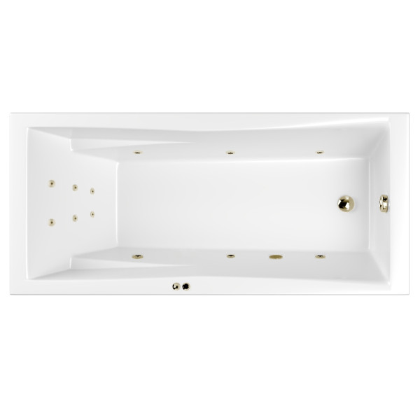 Ванна WHITECROSS Palace 170x75 "LINE" (бронза). Фото 1