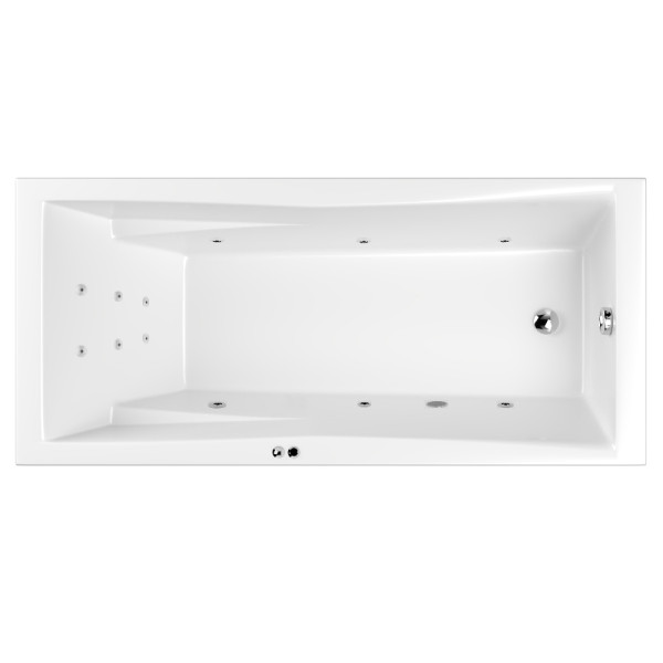 Ванна WHITECROSS Palace 170x75 "LINE" (хром). Фото 1