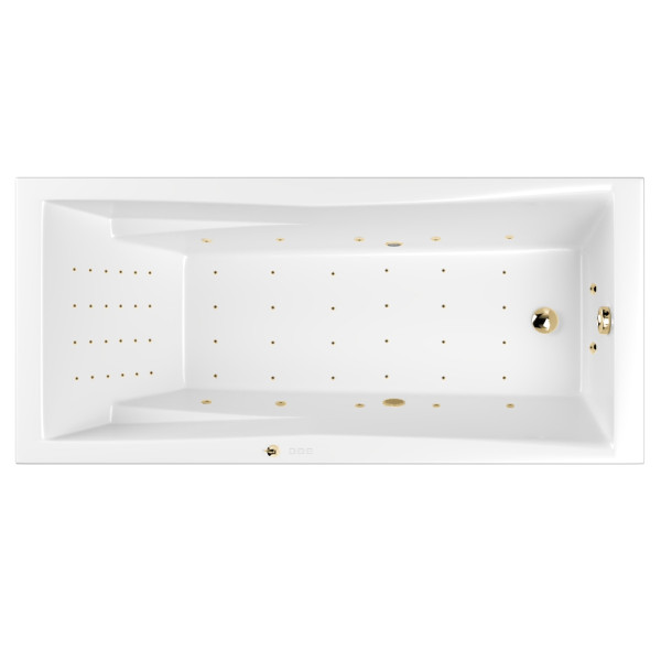 Ванна WHITECROSS Palace 170x75 "NANO" (золото). Фото 1
