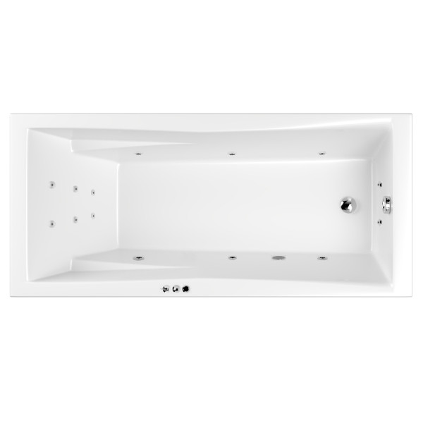 Ванна WHITECROSS Palace 170x75 "SMART" (хром). Фото 1