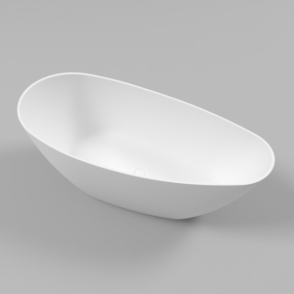 Ванна WHITECROSS Spinel A 150x70 (белый мат) иск. камень. Фото 1