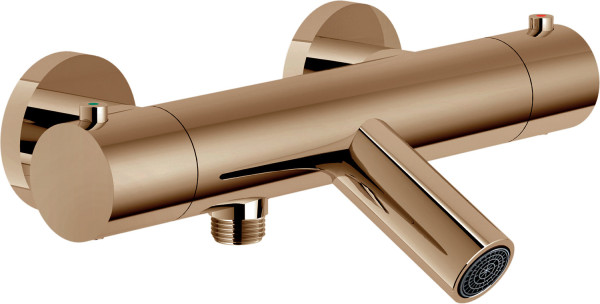 VE125010/1RCP VELIS термостатический смеситель для ванны, красное золото. Фото 1