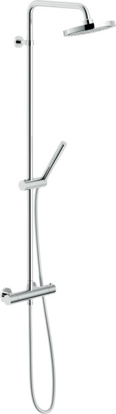 VE125030/30CR VELIS термостатическая душевая система, верхний душ 20 см. Фото 1
