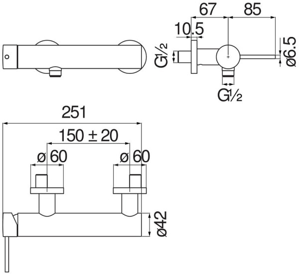 VE125130FLP VELIS смеситель для душа, глянцевый черны. Фото 2