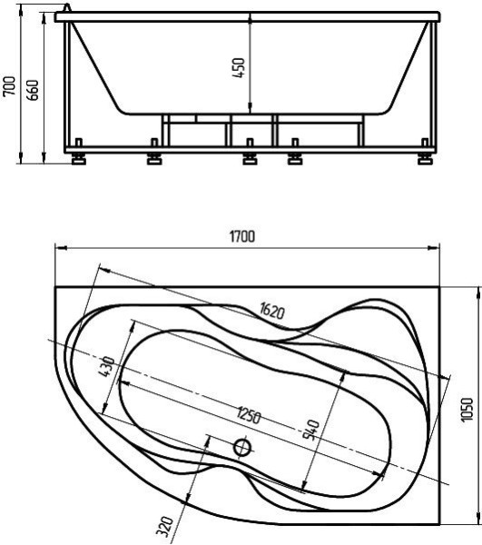 Вега 170 прав.пустая с фр.экр.. Фото 3