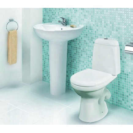 VEGA 2451.4.000.242.1 Комб., унитаз нап., нижний подвод, косой выпуск /Тосно. Фото 5