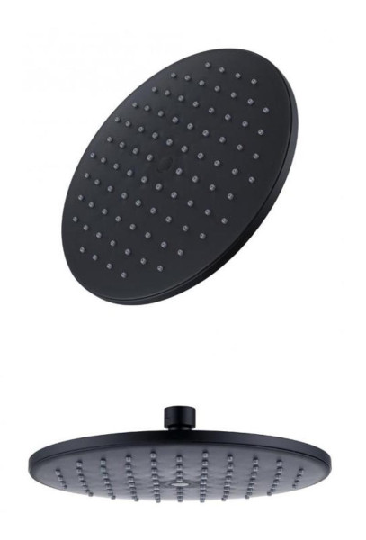 Верхний душ Bravat Built-in P70253BW-ENG, черный. Фото 1