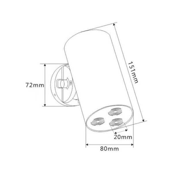 Верхний душ Bronze de Luxe LIBERTY 501BG, матовое золото. Фото 2