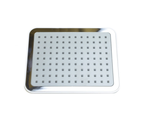 Верхний душ Bronze de Luxe QUADRO 1916, белый/хром. Фото 1