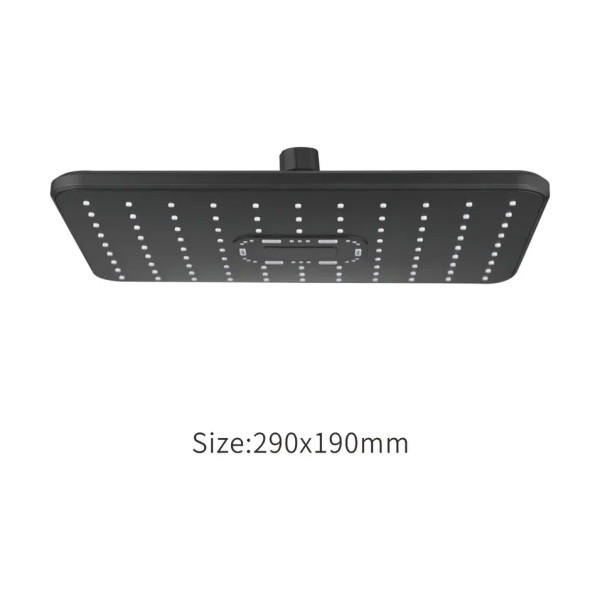 Верхний душ Rose RH32H, черный. Фото 1