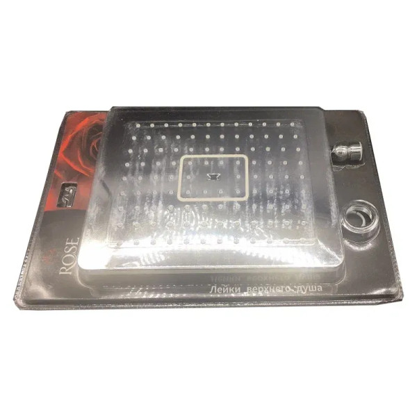 Верхний душ Rose RH37, белый/хром. Фото 2