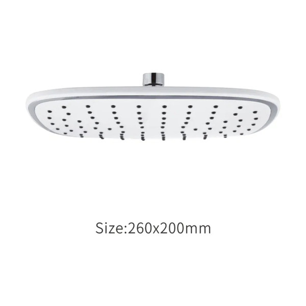 Верхний душ Rose RH41, белый/хром. Фото 1