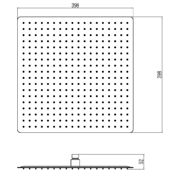 Верхний душ Savol S-000F16, хром. Фото 2