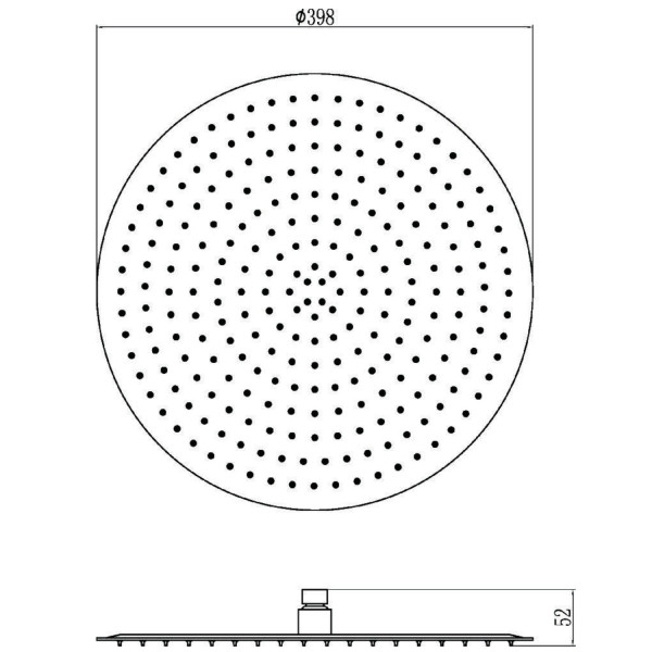 Верхний душ Savol S-000Y16, хром. Фото 2