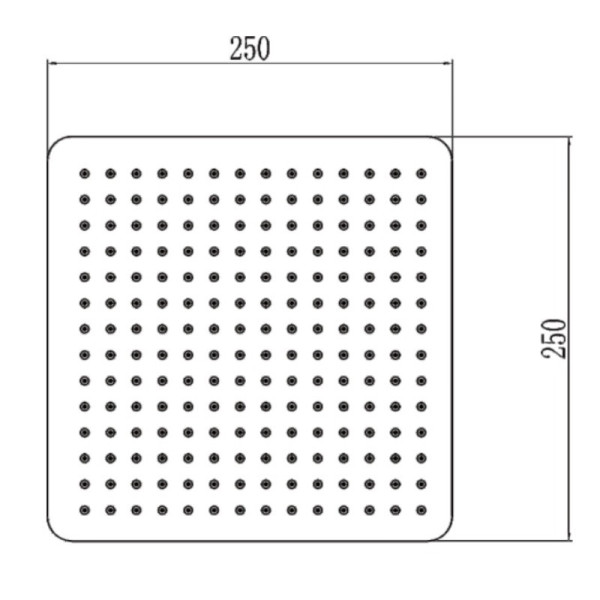 Верхний душ Savol S-FDP01H, черный. Фото 2