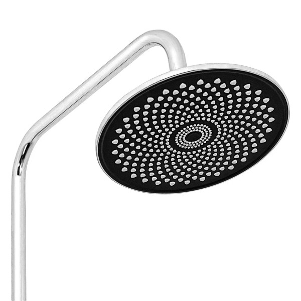 Верхний душ Славен СЛ-ЗП-119, хром/черный. Фото 2