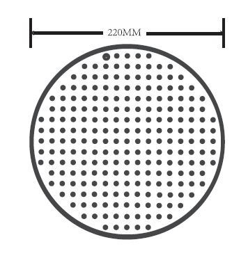 Верхний душ TS1300 ESKO. Фото 2