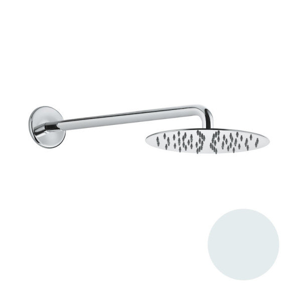 Верхний душ ультратонкий с кронштейном Fiore 30BB8630, белый. Фото 1