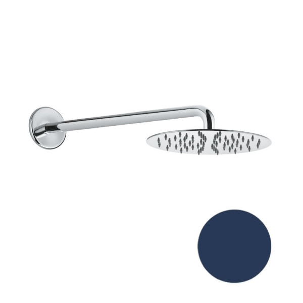 Верхний душ ультратонкий с кронштейном Fiore 30BL8630, полуночно-синий. Фото 1