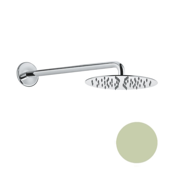 Верхний душ ультратонкий с кронштейном Fiore 30LI8630, лайм. Фото 1