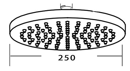 Верхний душ VTS01, VODA. Фото 2