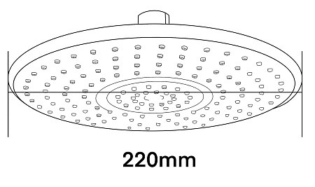 Верхний душ VTS05, VODA. Фото 2