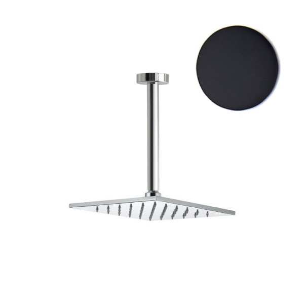 Верхний душ Webert AC0942560, черный. Фото 1