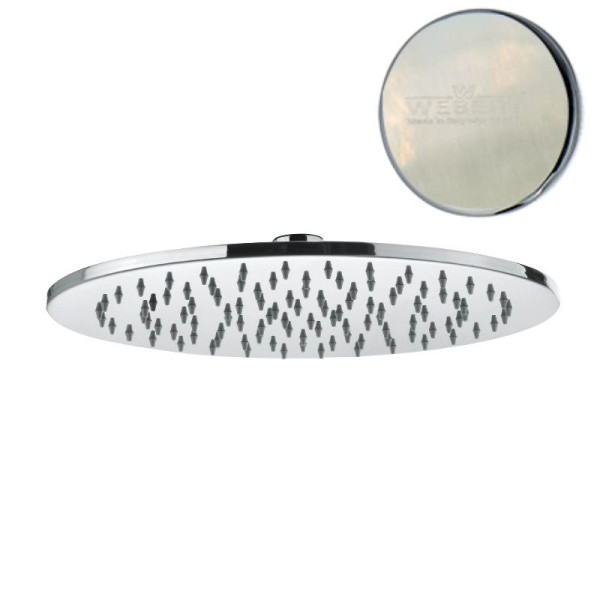 Верхний душ Webert AC1010345BRASS, никель. Фото 1