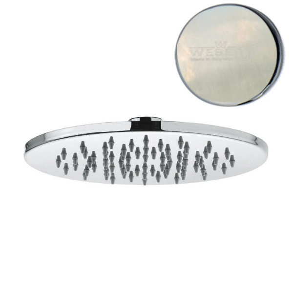 Верхний душ Webert AC1024345BRASS, никель. Фото 1