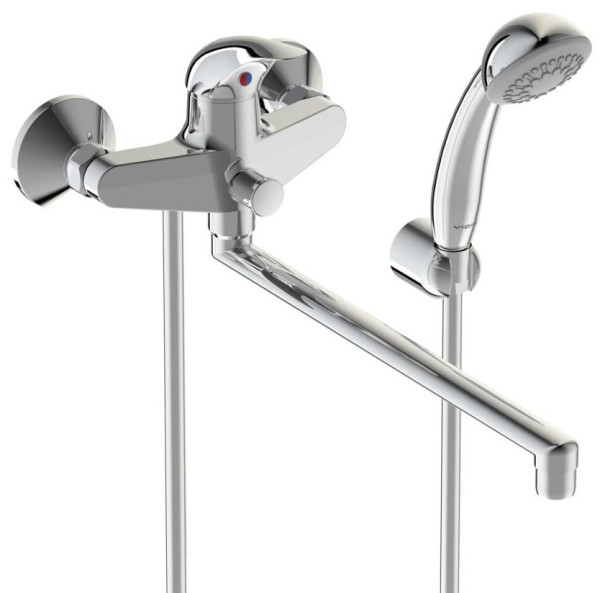 VI BA005AA Orion Смеситель для ванны L=320 мм, с душевым набором. Фото 1