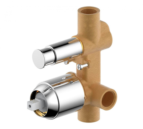 Внутренняя часть (D9100CP-ENG) смесителя для душа Bravat, хром. Фото 1