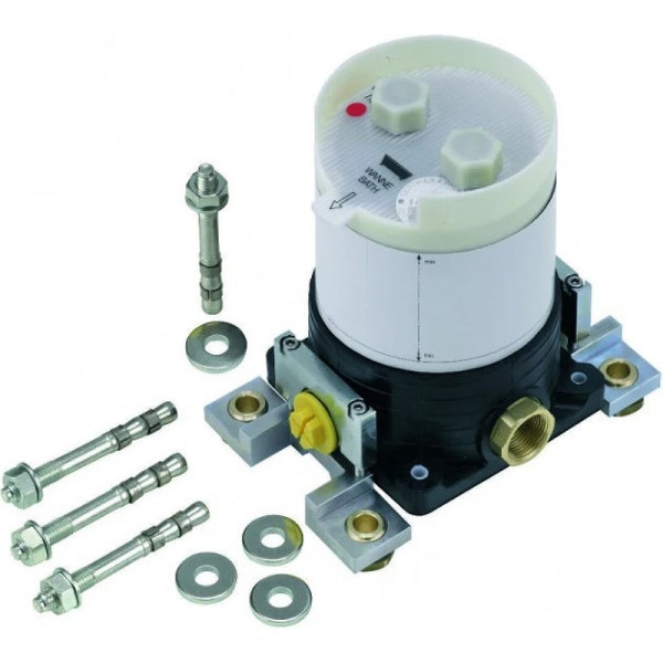 Встраиваемый блок для напольных смесителей KLUDI Flexx.Boxx для ванны и душа (88088). Фото 1