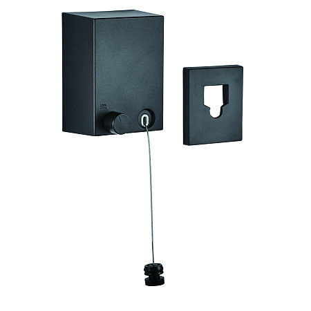 Выдвижная сушилка для белья HAIBA HB121-7, черный. Фото 1