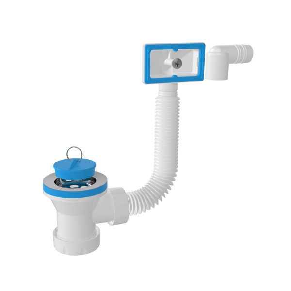 Выпуск для сифона 70мм Nova NV7004, c переливом. Фото 1