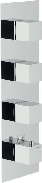 WE00103/QCR SEVEN термостатический смеситель для ванны 3 выхода (внешняя часть). Фото 1