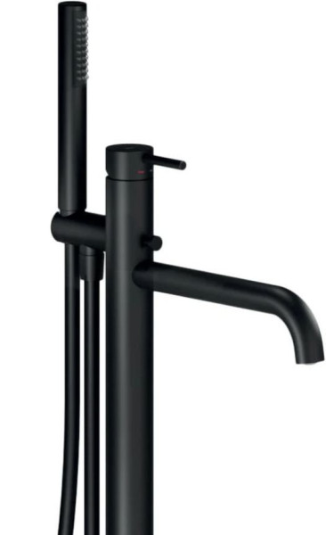 WE00180/TBM LIVE смеситель для ванны напольный, матовый черный. Фото 2