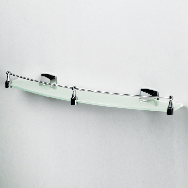 Wern K-2544 (ранее К-2524) Полка стеклянная с бортиком. Фото 2