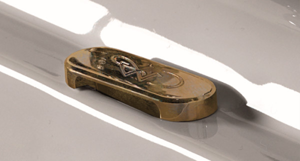 Заглушка для перелива, цвет бронза. Фото 1