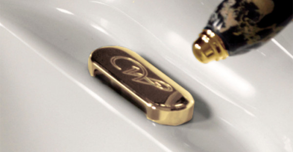 Заглушка для перелива, цвет золото. Фото 1