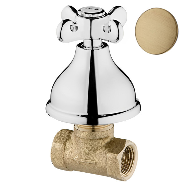 Запорный вентиль Webert Ottocento OT690101065, бронза. Фото 1