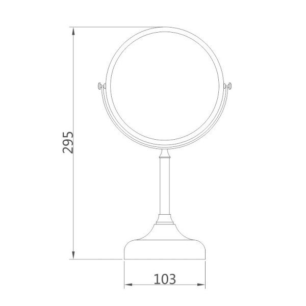 Зеркало косметическое Haiba HB6208, увеличение: x. Фото 2