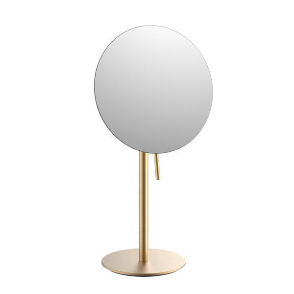 Зеркало косметическое JAVA S-M111LB, матовое золото. Фото 1