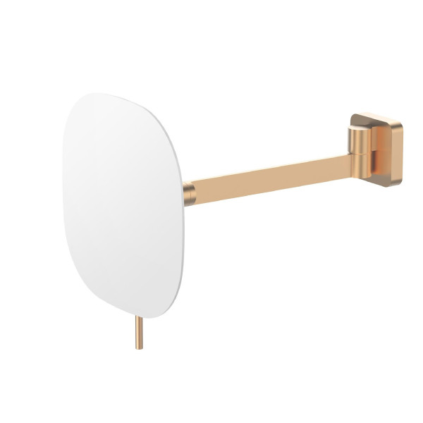 Зеркало косметическое JAVA S-M114LB, матовое золото. Фото 1