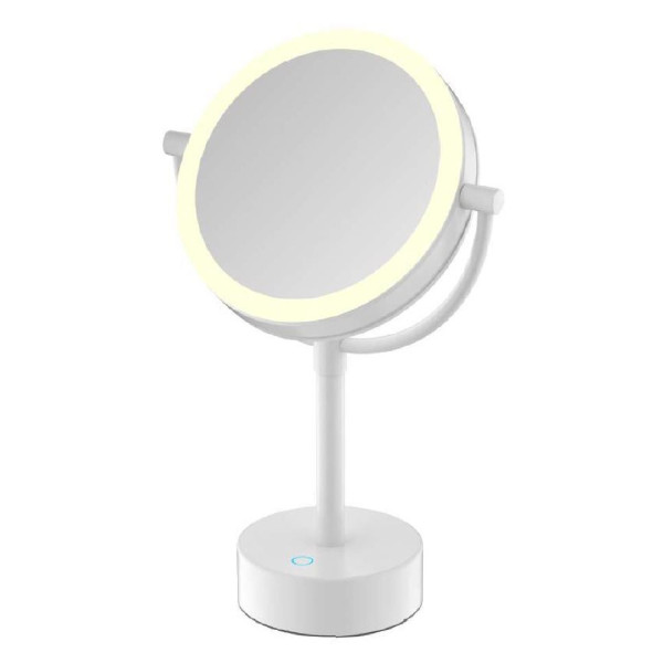 Зеркало косметическое JAVA S-M221W, белый. Фото 1