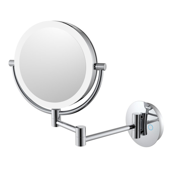 Зеркало косметическое JAVA S-M222, хром. Фото 1