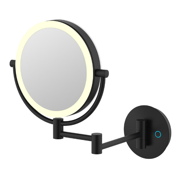 Зеркало косметическое JAVA S-M222H, черный. Фото 1