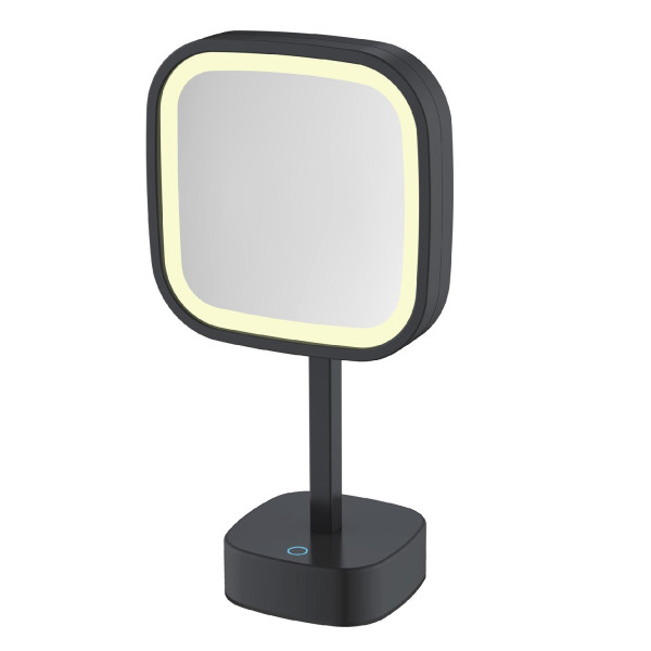 Зеркало косметическое JAVA S-M331H, черный. Фото 1